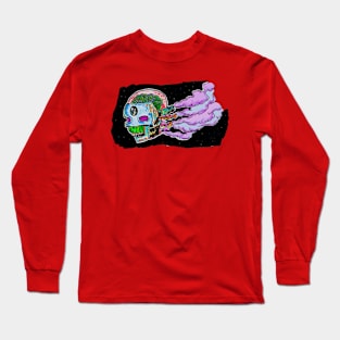 Starship Alien Head Long Sleeve T-Shirt